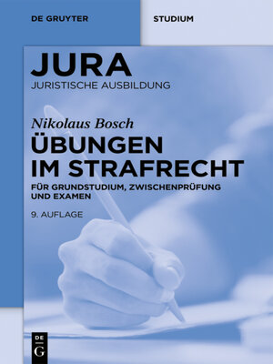 cover image of Übungen im Strafrecht